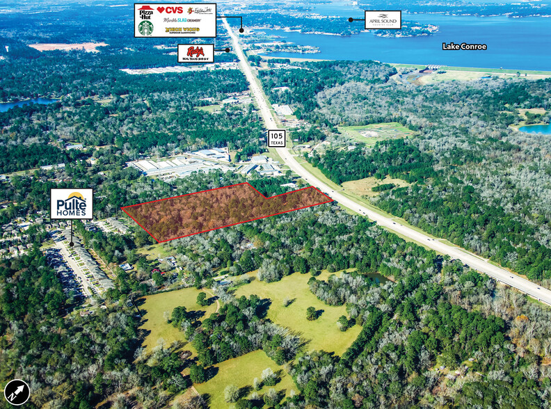 Primary Photo Of 12485 Hwy 105 W, Conroe Land For Sale