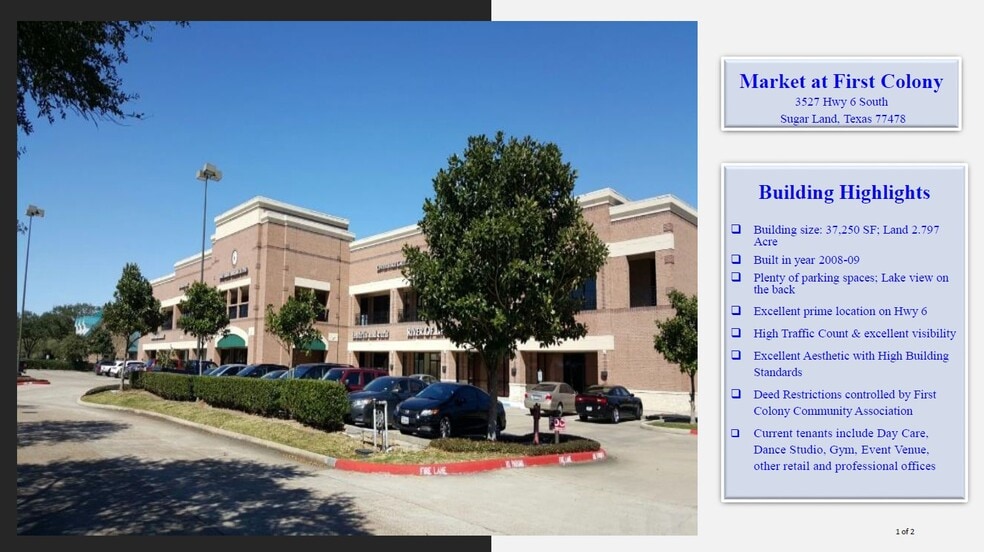 More Photos Of 3527 Highway 6, Sugar Land Storefront Retail Office For Lease