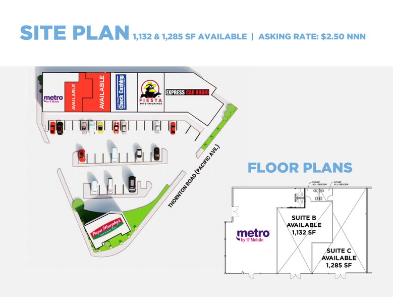 More Photos Of 1010-1016 W Hammer Ln, Stockton General Retail For Lease