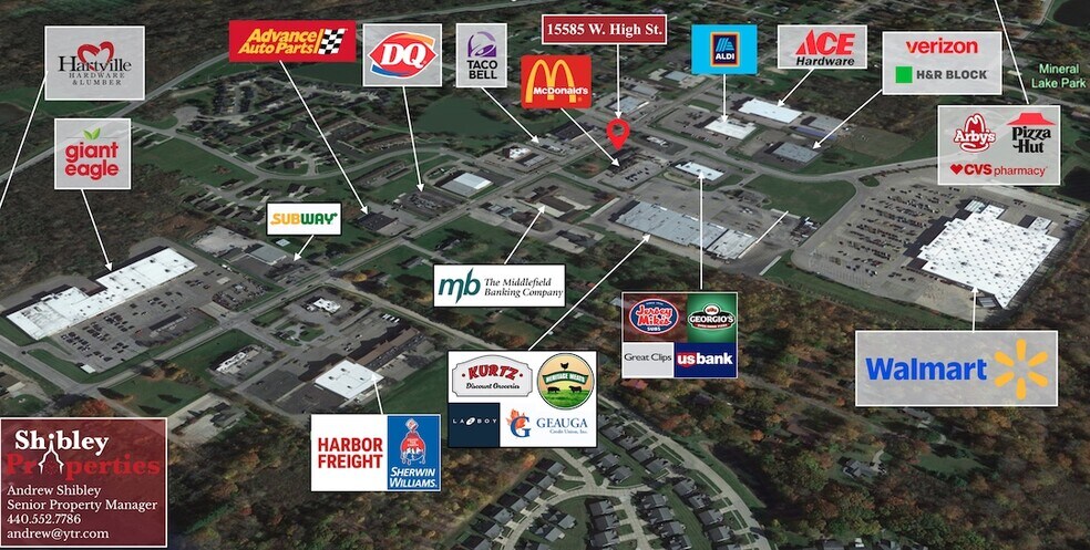 More Photos Of 15585 W High St, Middlefield General Retail For Lease