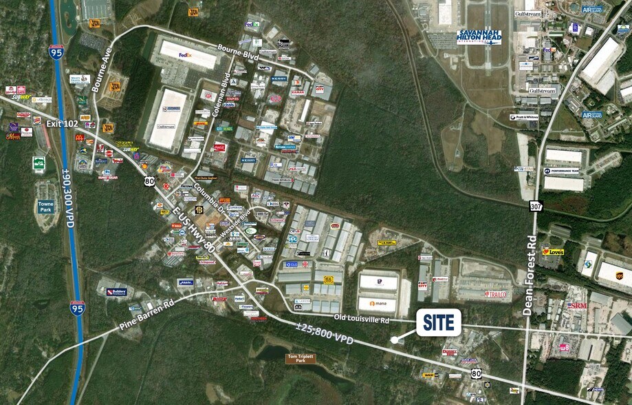 More Photos Of 1370 US Highway 80 E, Pooler Light Manufacturing For Lease