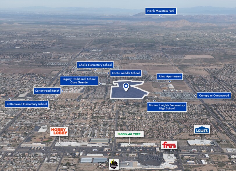 More Photos Of NWC of N. Colorado St & E. Cottonwood Ln ln, Casa Grande Land For Sale
