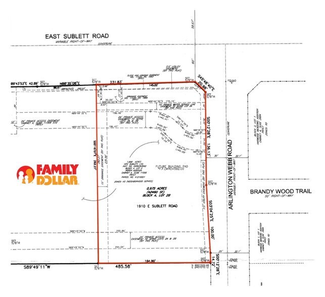 More Photos Of 1910 E Sublett Rd, Arlington Land For Lease