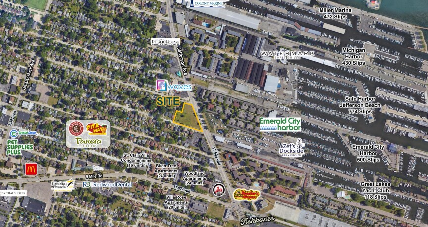 More Photos Of 24101-24125 Jefferson Ave, Saint Clair Shores Land For Sale