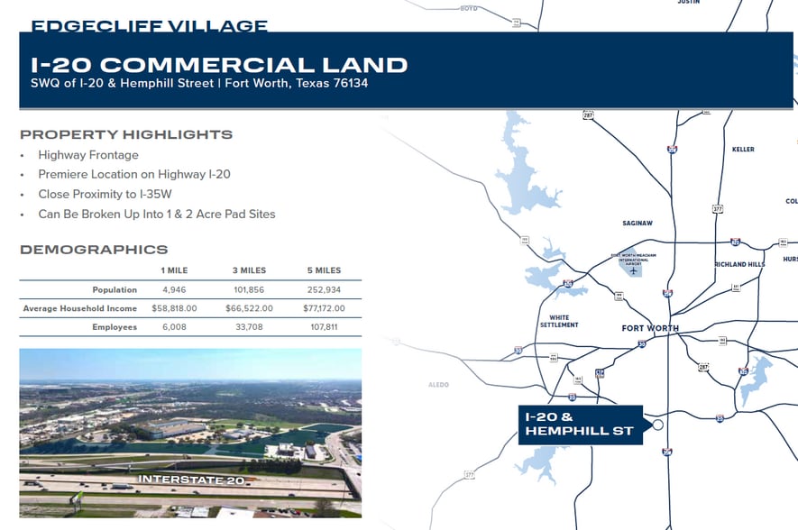 More Photos Of I-20 & Hemphill St, Fort Worth Land For Sale