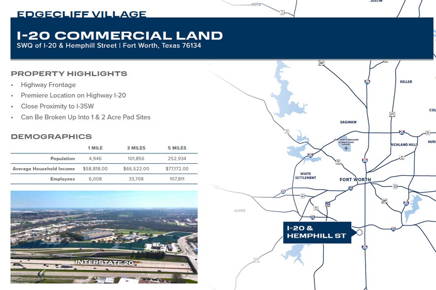More Photos Of I-20 & Hemphill St, Fort Worth Land For Sale
