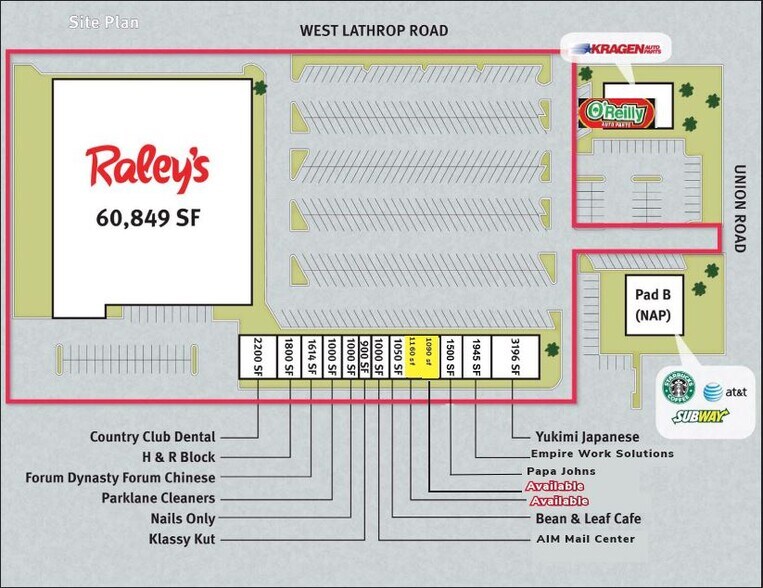 More Photos Of 1220-1224 W Lathrop Rd, Manteca General Retail For Lease
