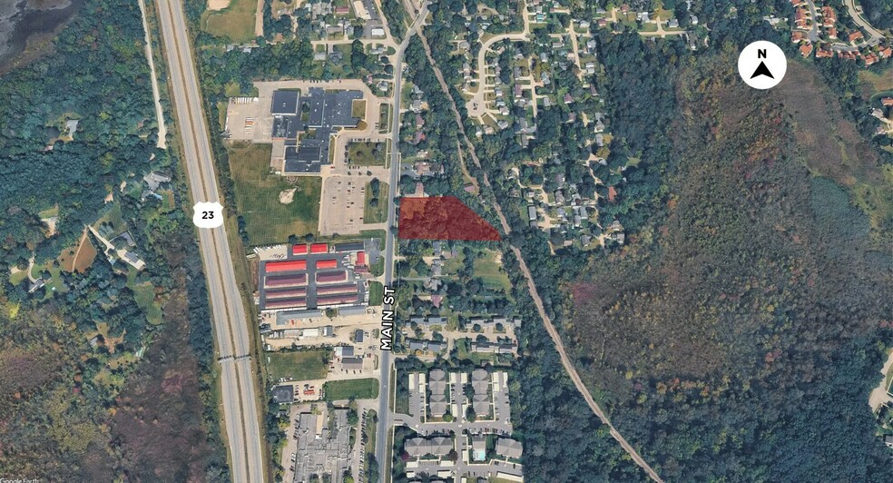 Primary Photo Of Main St, Whitmore Lake Land For Sale