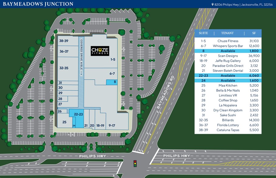 More Photos Of 8206 Philips Hwy, Jacksonville Storefront For Lease