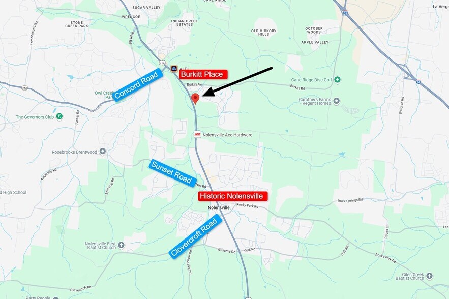 More Photos Of 7048 Nolensville Rd, Brentwood Land For Sale