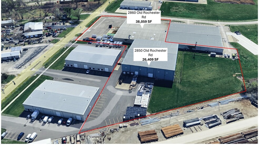 Primary Photo Of 2850-2860 Old Rochester Rd, Springfield Warehouse For Lease