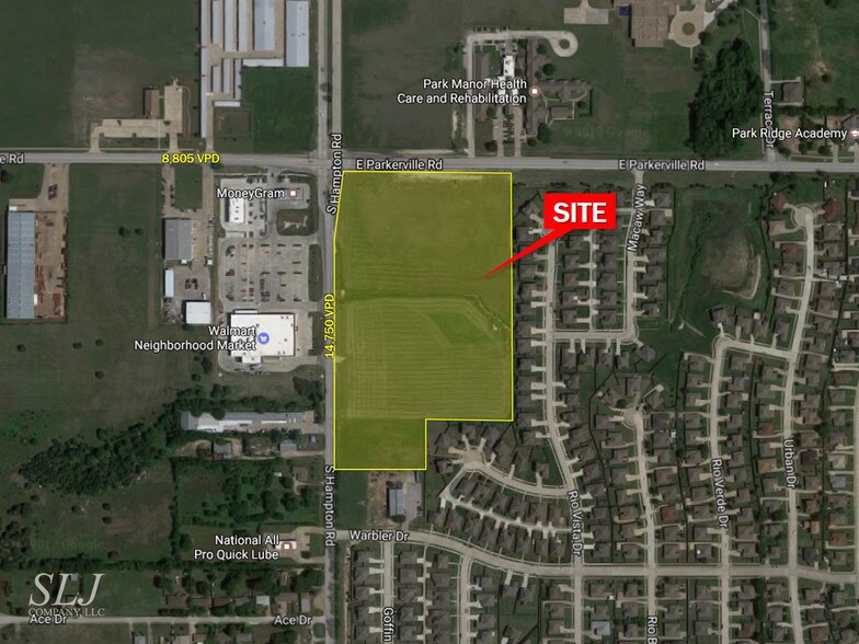 Primary Photo Of S Hampton Rd & E Parkerville Rd, DeSoto Land For Sale