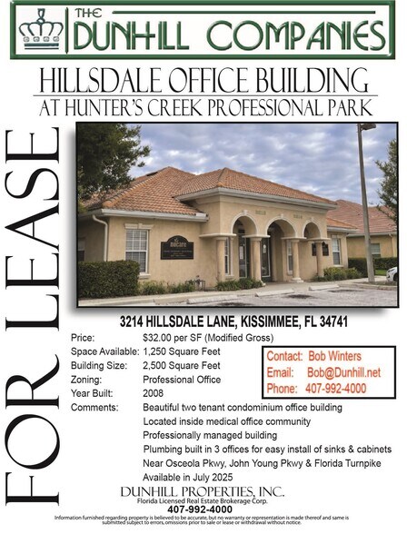 More Photos Of 3212-3214 Hillsdale Ln, Kissimmee Medical For Lease