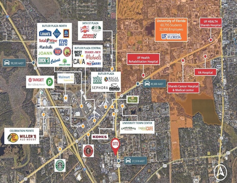 More Photos Of 4110 SW 34th St, Gainesville General Retail For Lease