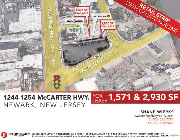 More Photos Of 1299 McCarter Hwy, Newark Storefront For Lease
