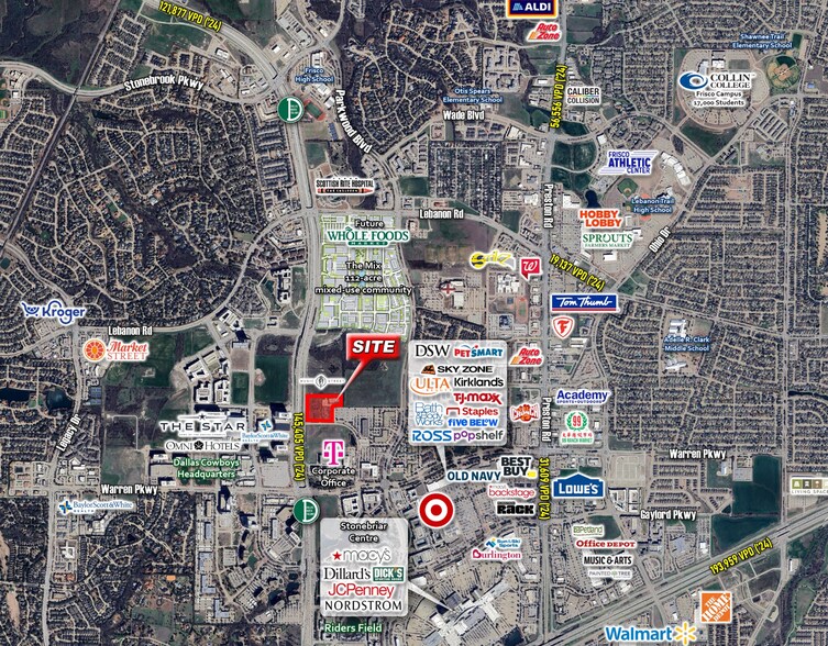 More Photos Of N Dallas Pky @ McCandless Way, Frisco Land For Sale