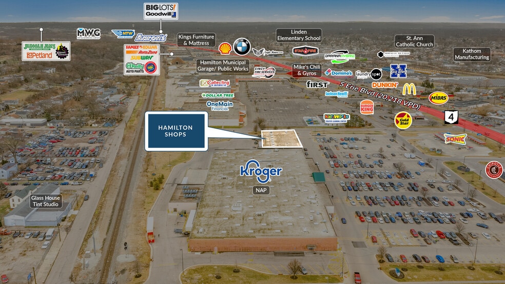 More Photos Of 1476-1496 S Erie Hwy, Hamilton Storefront For Sale