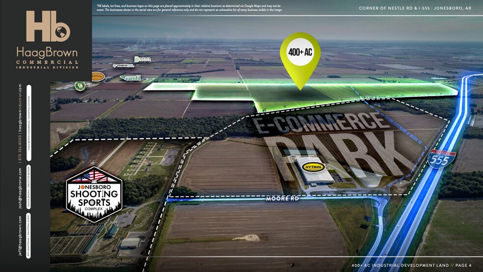 More Photos Of Corner of Nestle Rd and I-555, Bay Land For Sale