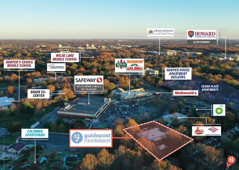 More Photos Of 5455 Harpers Farm Rd, Columbia Daycare Center For Sale