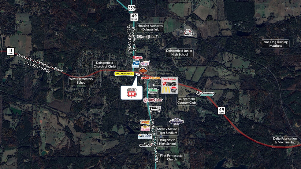 More Photos Of 303 W W M Watson Blvd, Daingerfield Storefront For Sale