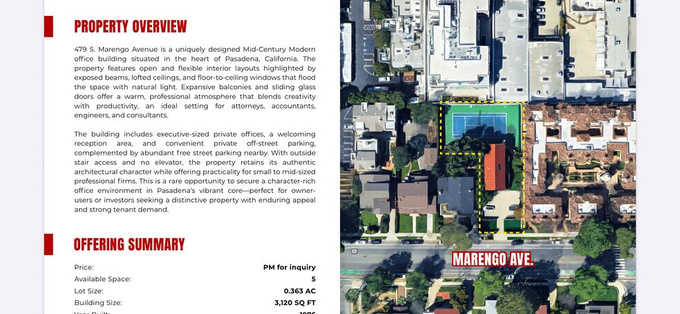 More Photos Of 479 S Marengo Ave, Pasadena Loft Creative Space For Lease