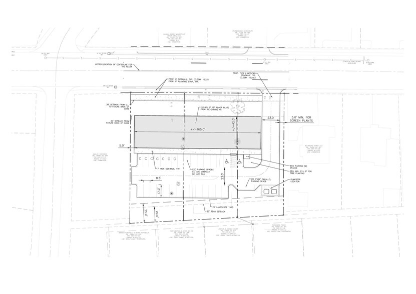 More Photos Of 2808-2820 The Plaza, Charlotte Land For Lease