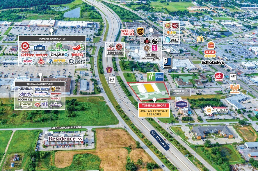 More Photos Of NEQ Tomball Parkway & Medical Complex Dr, Tomball Land For Sale