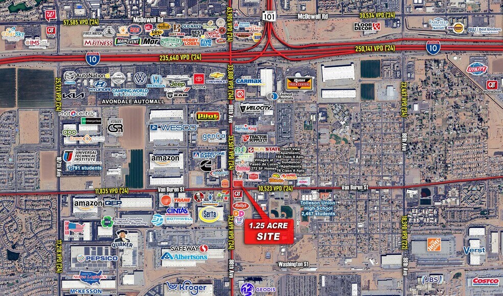 More Photos Of Hard Corner Pad Available, Tolleson Land For Sale