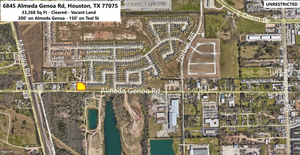 More Photos Of 6845 Almeda-Genoa Rd, Houston Land For Sale