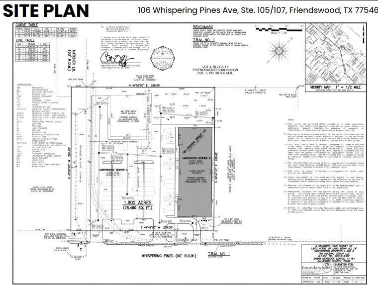 More Photos Of 106 Whispering Pines Ave, Friendswood Storefront Retail Office For Lease