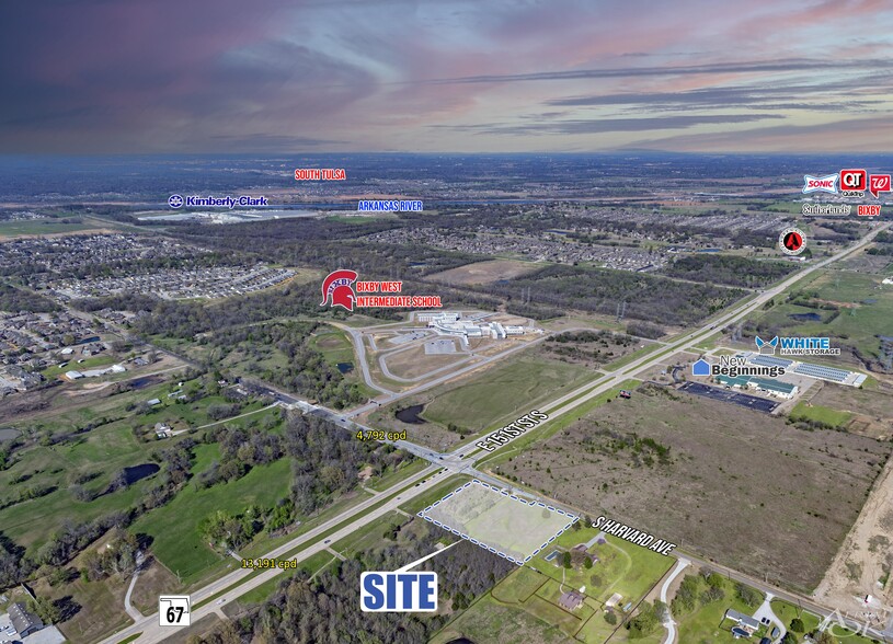 Primary Photo Of E 151st & S Harvard Ave, Bixby Land For Sale