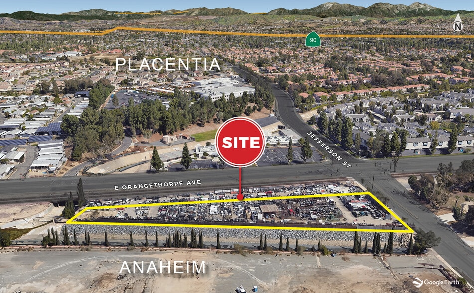 More Photos Of 1515 North Jefferson, Anaheim Land For Lease