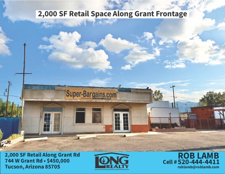 Primary Photo Of 744 W Grant Rd, Tucson Freestanding For Sale