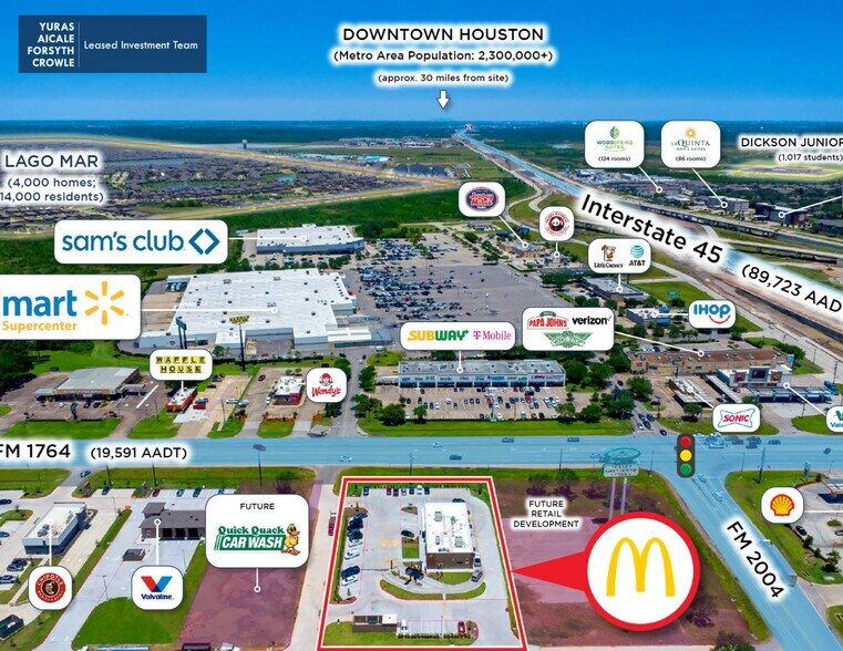 More Photos Of 2701 FM1764, Texas City Fast Food For Sale