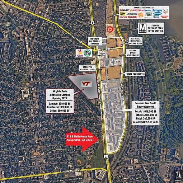 More Photos Of 516 E Bellefonte Ave, Alexandria Land For Lease