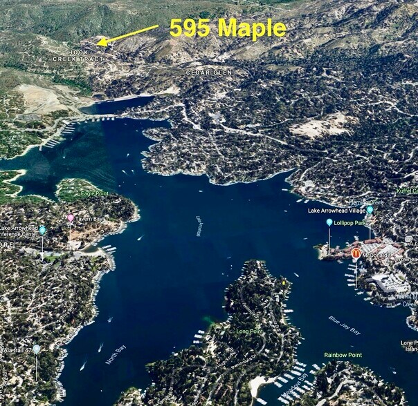 More Photos Of 595 Maple Dr, Lake Arrowhead Land For Sale