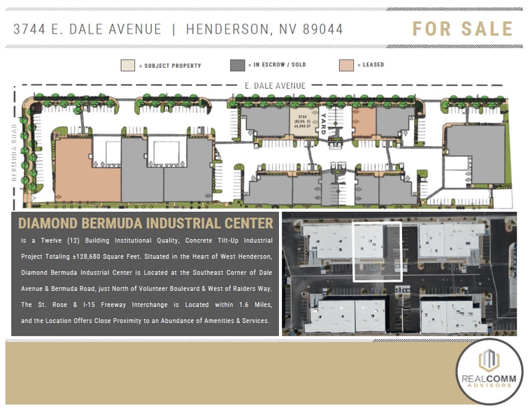 More Photos Of 3744 E Dale Ave, Henderson Warehouse For Sale