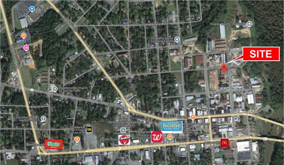 More Photos Of 32 Houston St, Hawkinsville Warehouse For Lease