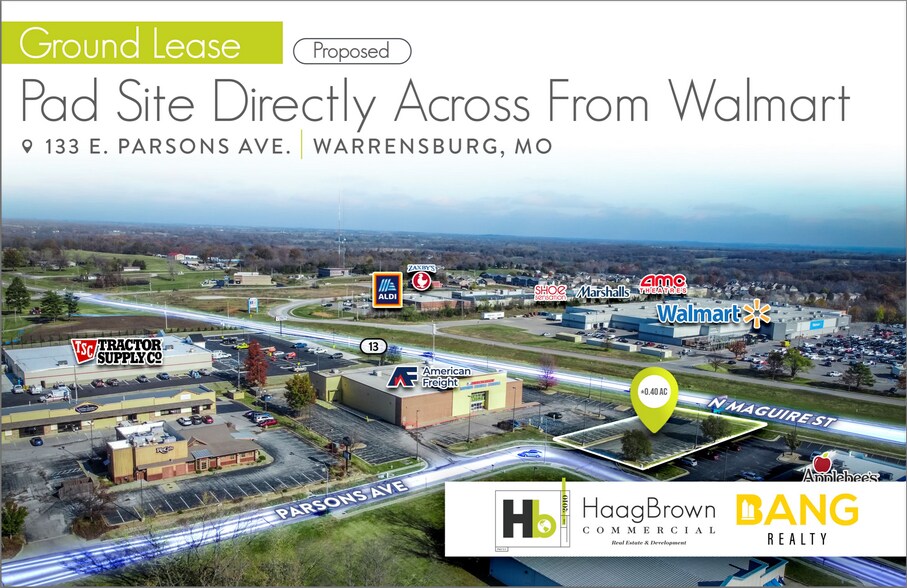 Primary Photo Of 133 E Parsons Ave, Warrensburg Land For Lease