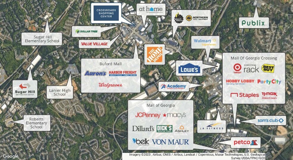 More Photos Of 1550 Buford Hwy, Buford Supermarket For Lease