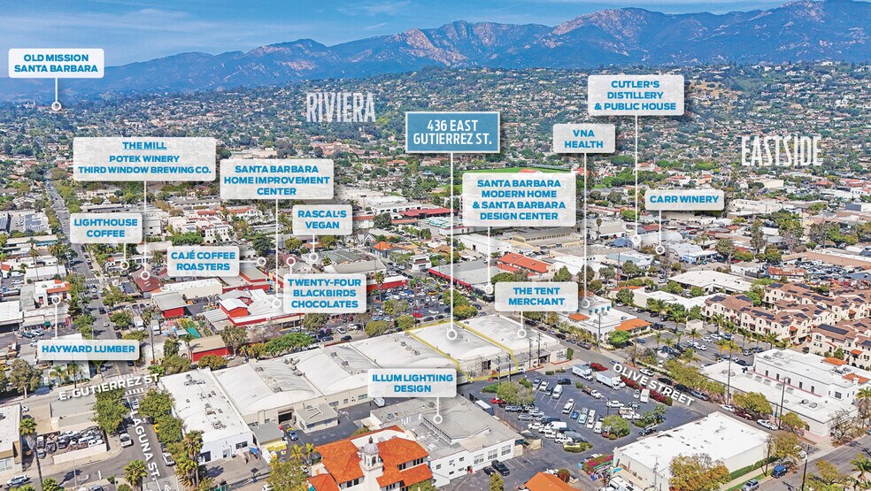 More Photos Of 436 E Gutierrez St, Santa Barbara Light Distribution For Lease