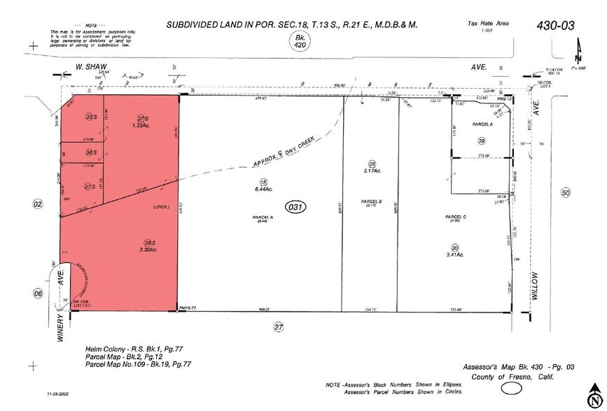 More Photos Of 982 W Shaw Ave, Clovis Land For Lease