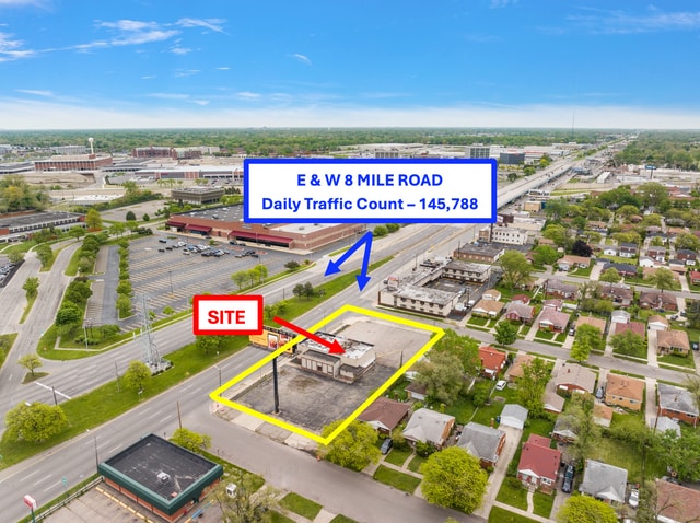 More Photos Of 16301 W Eight Mile Rd, Detroit Freestanding For Sale