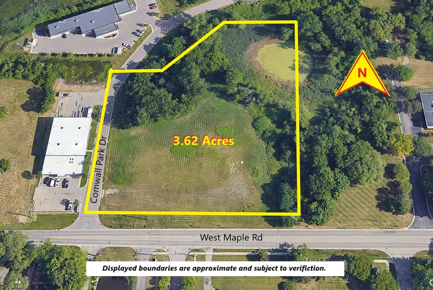 Primary Photo Of 1400 W Maple Rd, Walled Lake Land For Sale