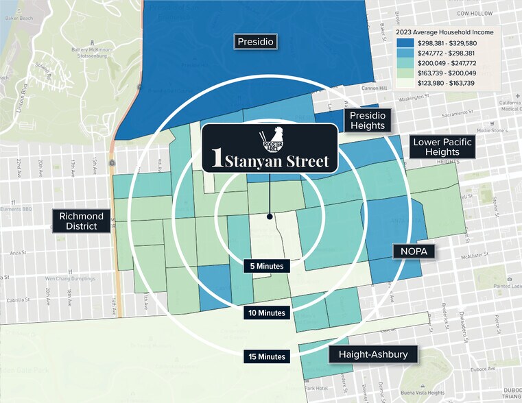 More Photos Of 1 Stanyan St, San Francisco Apartments For Sale