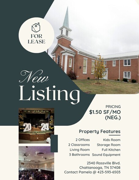 More Photos Of 2340 Rossville Blvd, Chattanooga Religious Facility For Lease