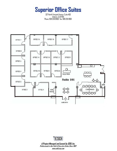 More Photos Of 337 N Vineyard Ave, Ontario Office Residential For Lease