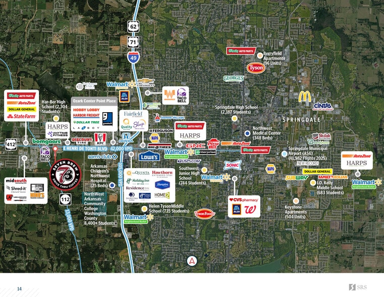 More Photos Of 1359 E Henri De Tonti Blvd, Springdale Fast Food For Sale
