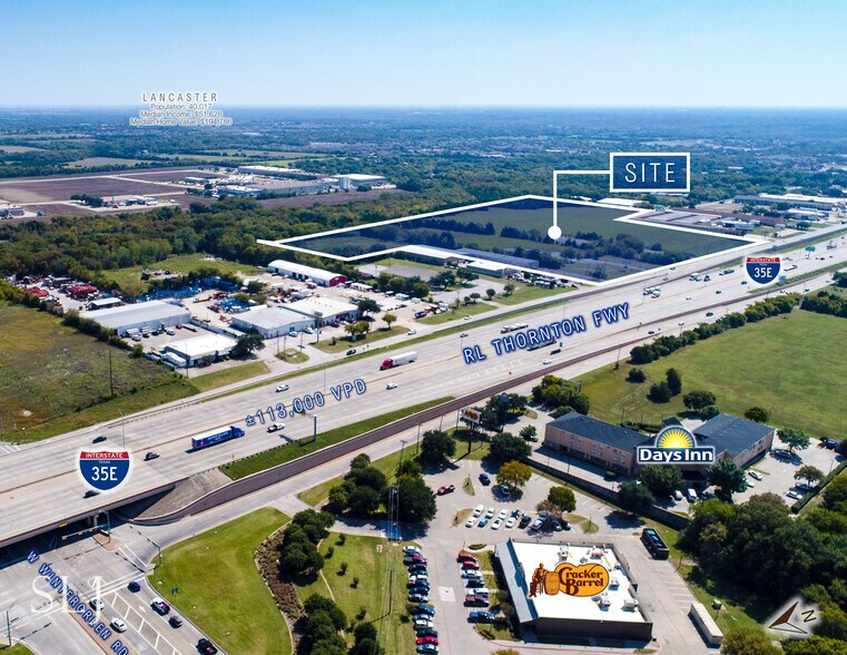 Primary Photo Of I-35E & W Wintergreen Rd, Lancaster Land For Sale