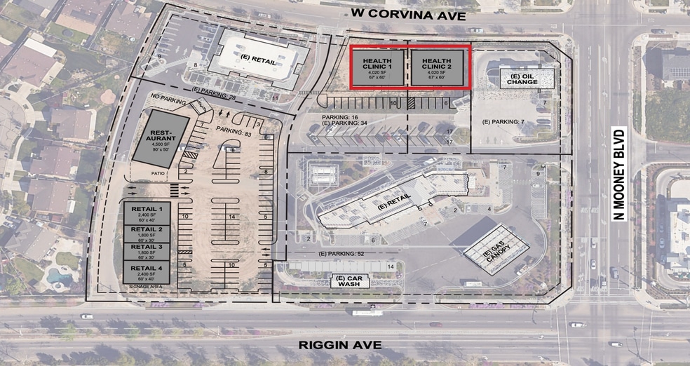 More Photos Of NWC Mooney & Riggin Ave, Visalia Unknown For Lease